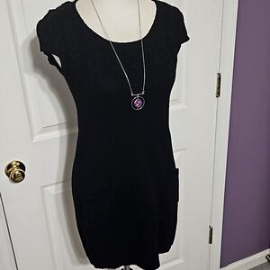 2 For $15 Black Sweater knit dress